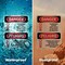 Signmission Flammable Vapors Keep Fire Away Bilingual Danger Sign, Plastic, 7in W x 10in L, 2PK OS-2PACK-DS-P-710-VS-1257 - alternate 2